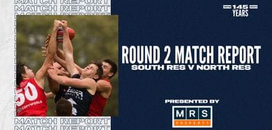 MRS Property Reserves Match Report Round 2: vs North Adelaide